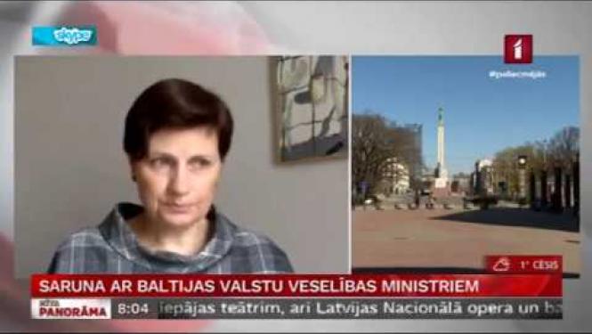 LTV "Rīta Panorāma" saruna ar veselības ministri Ilzi Viņķeli par COVID-19 aktualitātēm nozarē