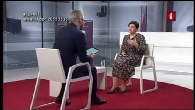 LTV "Aktuālā intervija 1:1" saruna ar veselības ministri Ilzi Viņķeli par pandēmijas ierobežošanu