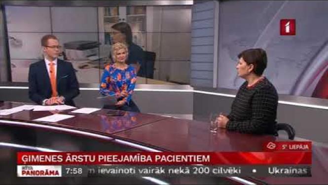 LTV "Rīta Panorāma" saruna ar veselības ministri Ilzi Viņķeli par